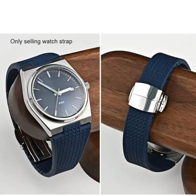 Quick Release Watch Band For Tissot PRX Series 11mm 12mm T137.407/T137.410 Super Player Fluororubber FKM Watch Strap Bracelet