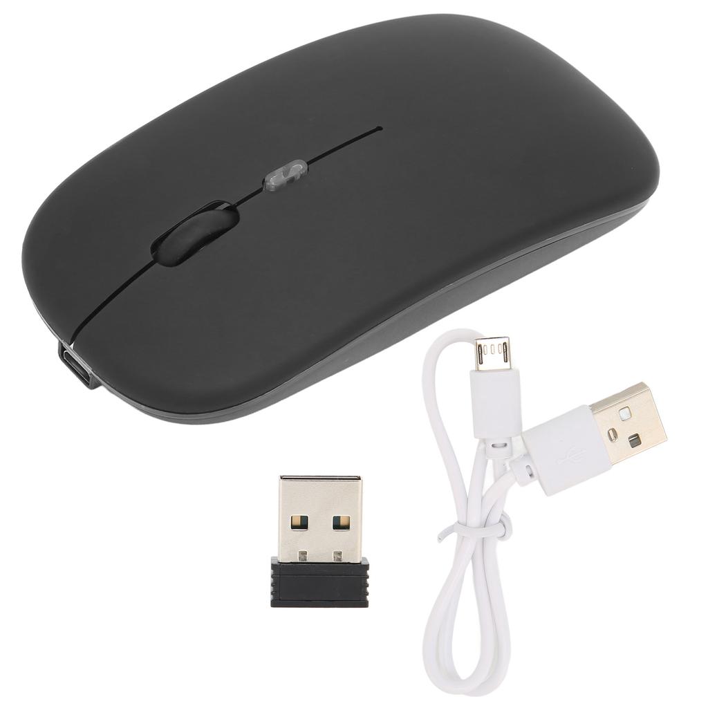 LED 2.4GHz Wireless Mouse Adjustable DPI USB Charging Anti Fingerprint Silent Mouse Wireless for Laptop