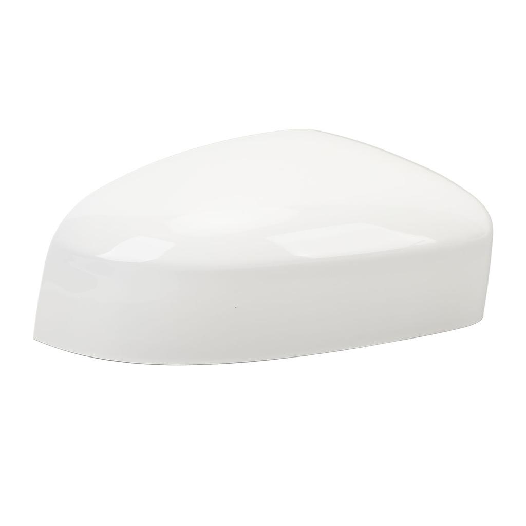 Side Mirror Cap Cover White Protective Weather Resistant Rearview Door Wing Mirror Housing for Focus