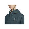 Nike ACG Serie Therma-FIT Outdoor Warme Kapuzen-Freizeitjacke Langarm Baumwolle Herrenjacken Blau Grün DV0364-309