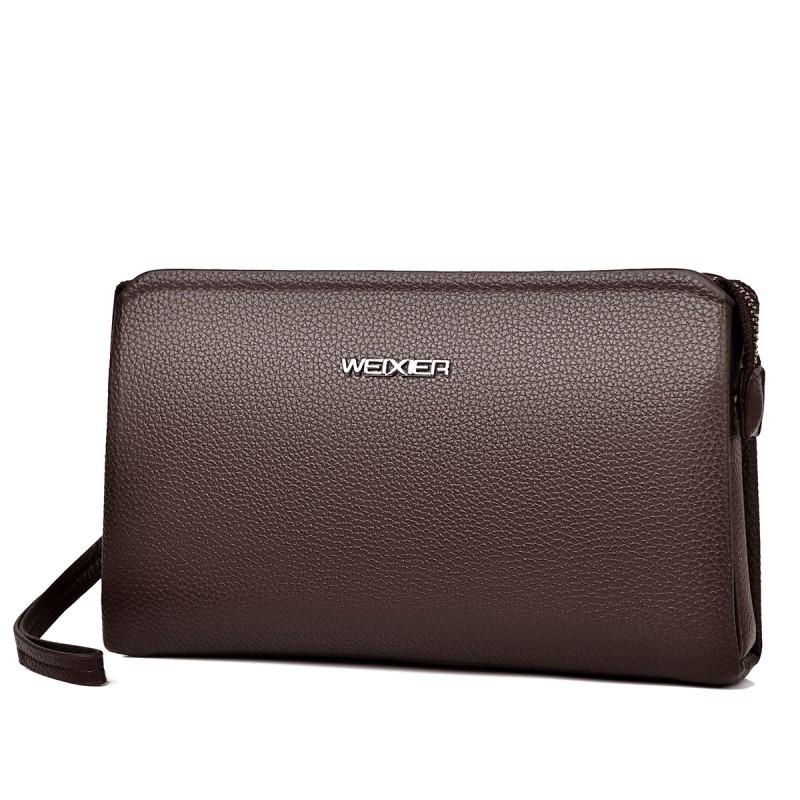 Men's Wallet New Product Handbag Premium Business Solid Color Style