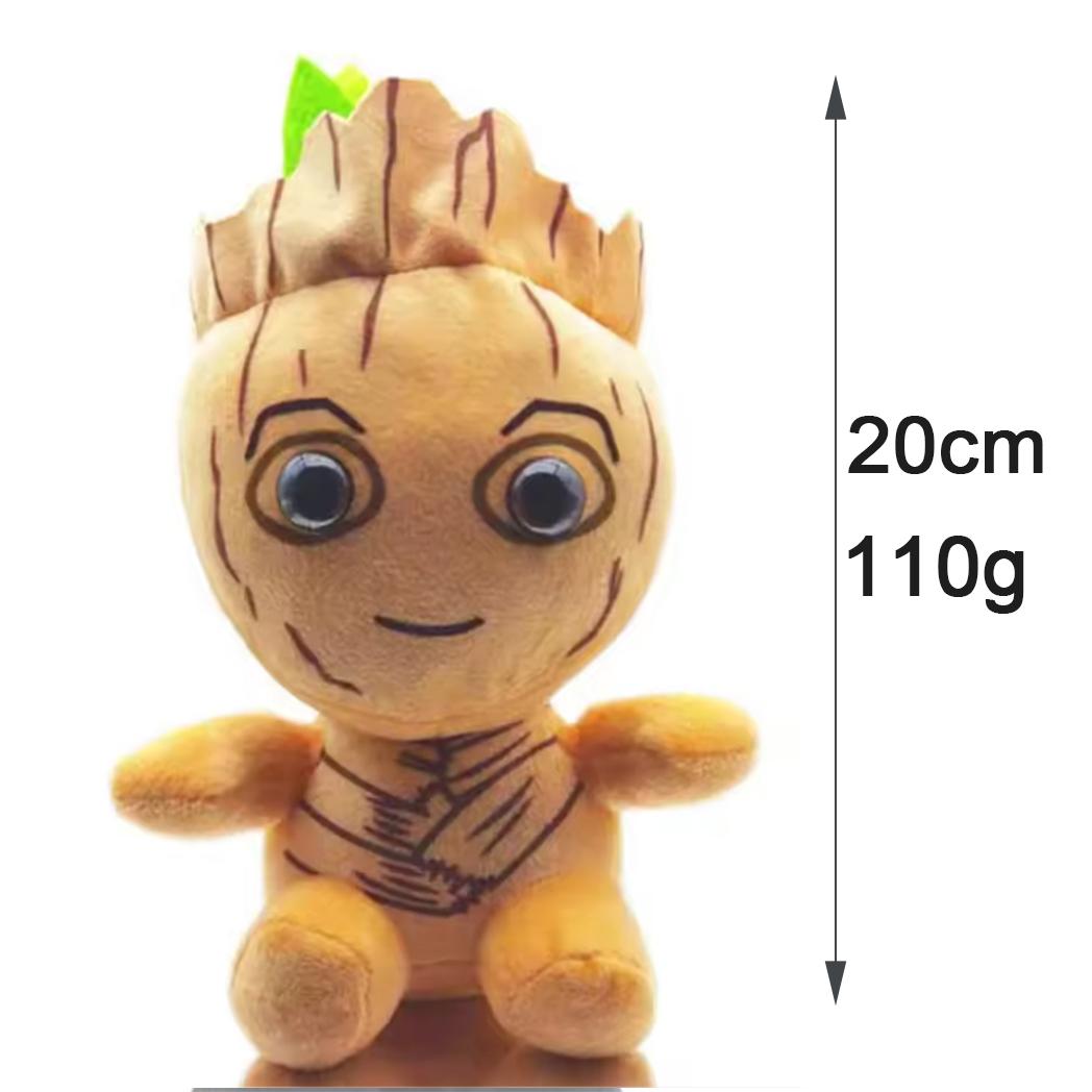 

20cm Marvel Plush Toy Avengers SpiderMan Captain America Iron Man Hulk Black Panther Groot Cartoon Cute Plush Doll Child Gifts 20cm