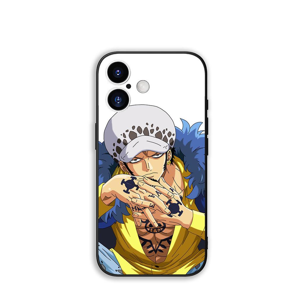 Phone Cover Trafalgar D Water Law Luffy One Piece for Apple iPhone 16 15 14 Plus 13 12 Mini 17 Pro Max + ProMax 16E Air 15+ Case