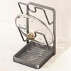Anti-slip Double Layers Pot Lid Rack No Drill Cooking Utensil Holder Pot Cover Shelf  Pantry