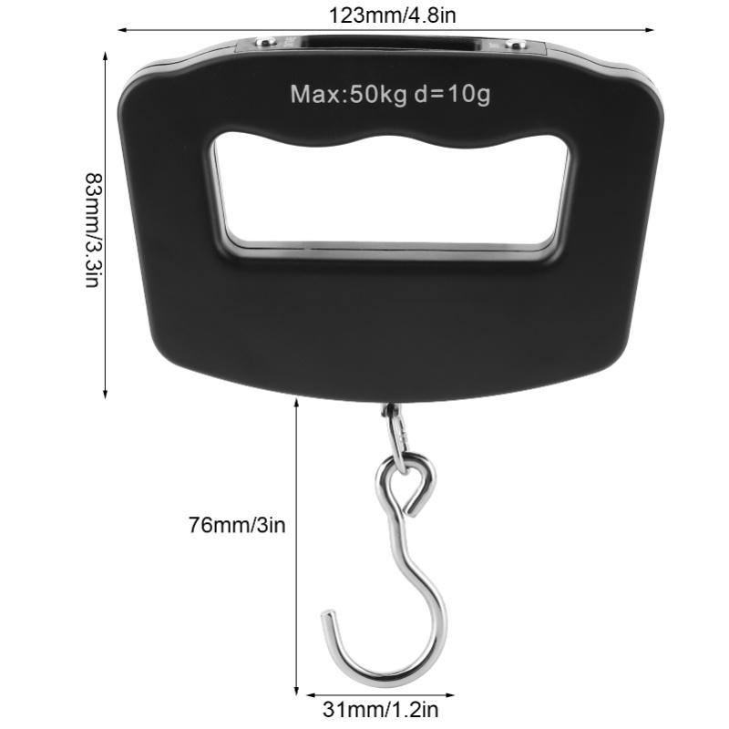 Hanging Scale Portable Electronic Weighing Convenient Suitcase Luggage Balance 50KG/10KG