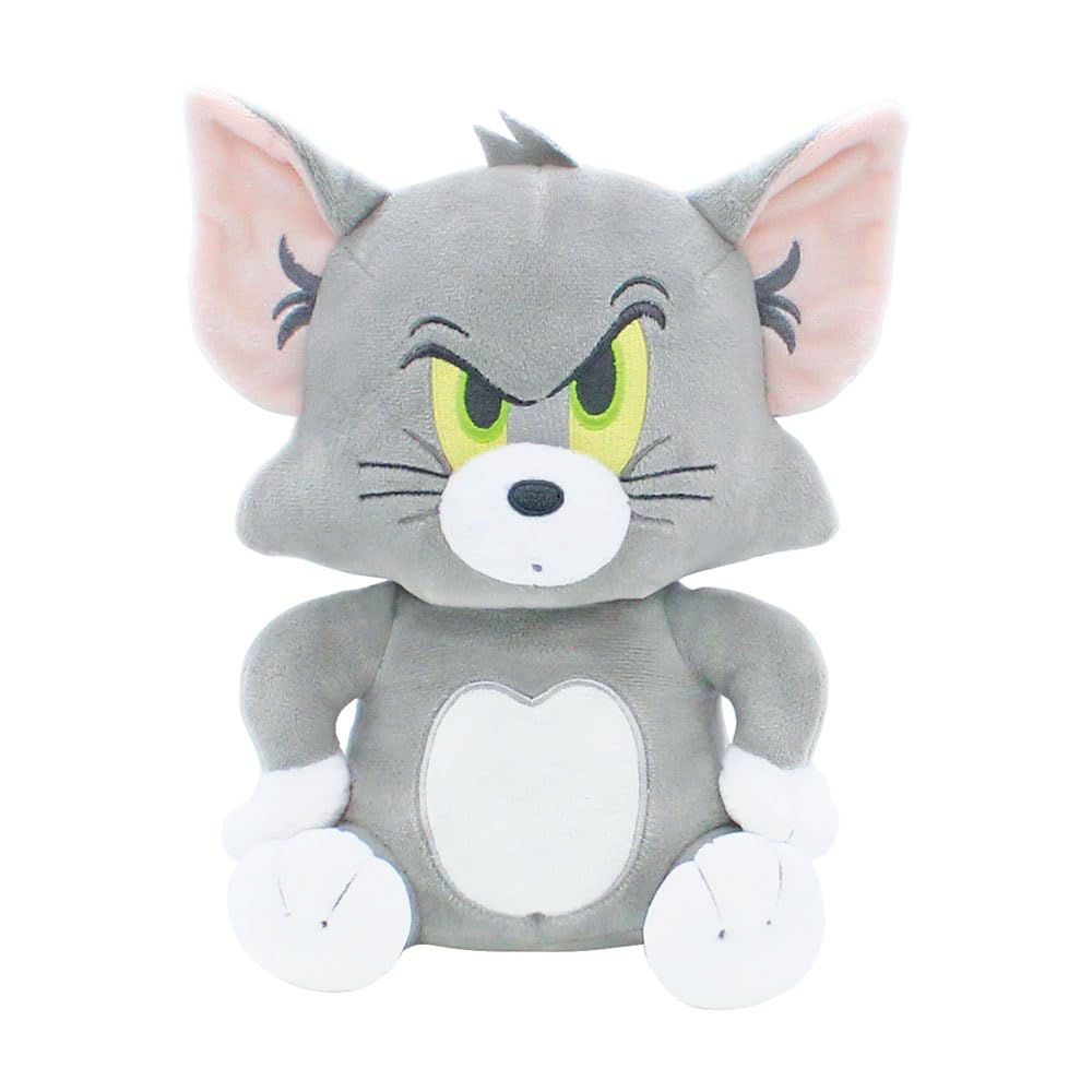 Tees Factory Tom and Jerry Sitting Plush Toy TM H240 x W160 x D120mm (TJ-5529217TM)