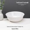A5 White Melamine High-Temperature-Resistant Noodle and Soup Bowl, Ramen Bowl, Rice Noodle Roll Plate, Vegetable Plate.