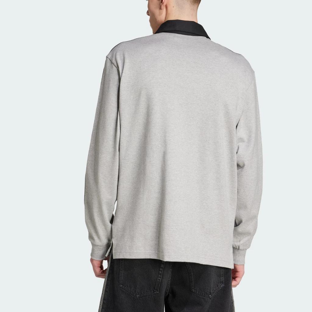 adidas Originals Adicolor Rugby Simple Comfortable Versatile Casual Long Sleeve Polo Shirt Unisex Polo Shirts JY1399