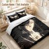 Black Butler Male Bedding Set, 1 Duvet Cover & 2 Pillowcases Soft Comfortable Bedroom Home Textile Decor