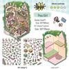 Infeel.Me My Little House 3D Scenery Stickers - Miniature Two-Layer Quiet Book Series