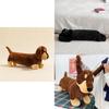 Cartoon Dachshund Plush Toy With Soft Pp Cotton For Kids And Children