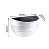 Solar Hedge Light 6LED Half Round Ladder IP65 Waterproof Courtyard Garden Balcony Wall Lamp Induction Decoration Lighting Bright