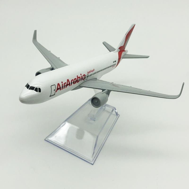 

16cm Alloy Aircraft Model Arabian Airlines 320 Collectible With Landing Gear Children s Toy Gift