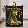 Soft Warm Flannel Throw Blanket for Kids Adults Boy Girl Travel Blanket Bombombini Gusini Italian Brainrot Memes Design Bedsprea