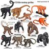 Farm Animal Miniature Set: Horse, Sheep, Cattle, and Pigsty Fences for Kids' Playhouse