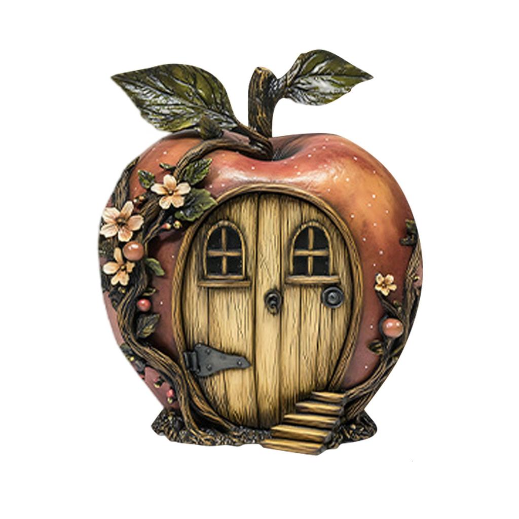 Fairies Door And Window,Elfs Door Fairies Tale Door Home Staircase Bedroom Decoration Garden Decoration Wooden Crafts