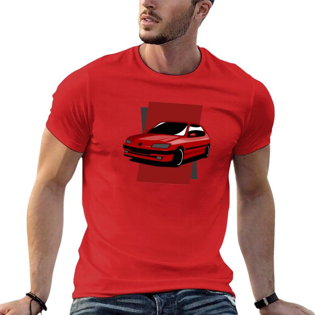 New Minimalistic 306 GTI T-Shirt Blank T Shirts Anime T-shirt Custom T Shirts Kawaii Clothes Mens T Shirts Pack