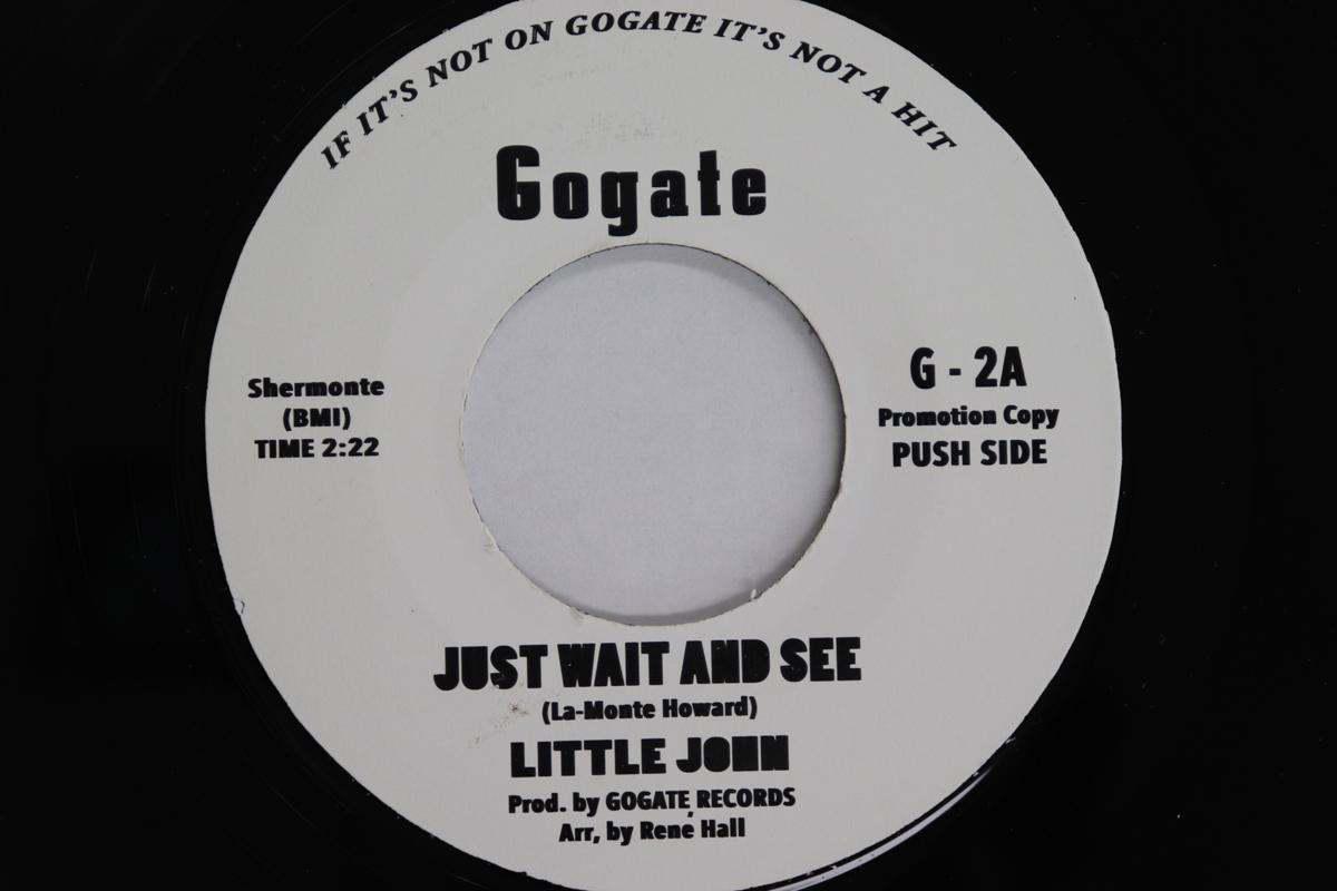 

7-дюймовая пластинка LITTLE JOHN / TRENT SISTERS - Just Wait & See / A Letter A Day G2 GOGATE 2014 Неизвестный соул/фанк Б/У