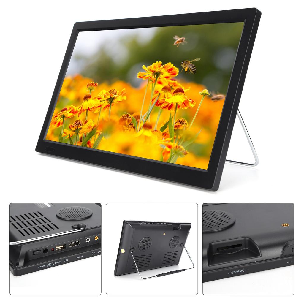 LEADSTAR 13 Zoll ATSC Digitalfernseher Tragbarer HD-Fernseher für Auto Camping