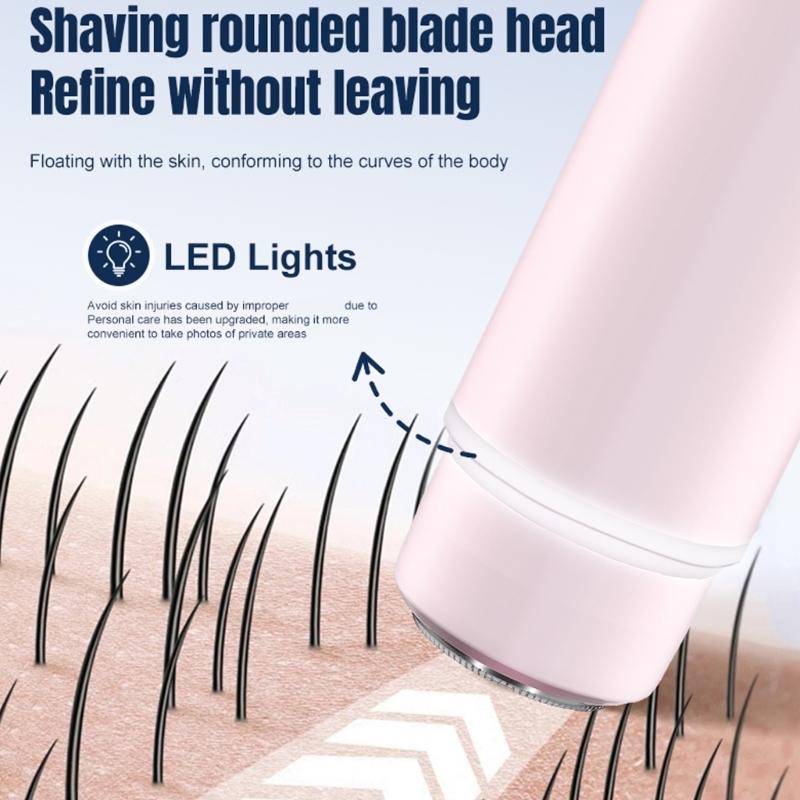 Efficient Electric Removers Washable Removal Tool Hair Trimmer USB Rechargeable Lady Shavers Suitable for Body Face