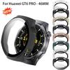 For Huawei Watch GT 6pro 46mm Hard Case Full Coverage Screen Protector With Tempered Glass 2 In 1 Shell Watch Decoration