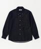PLAC Non-Fade Long Sleeve Denim Shirt Deep Blue