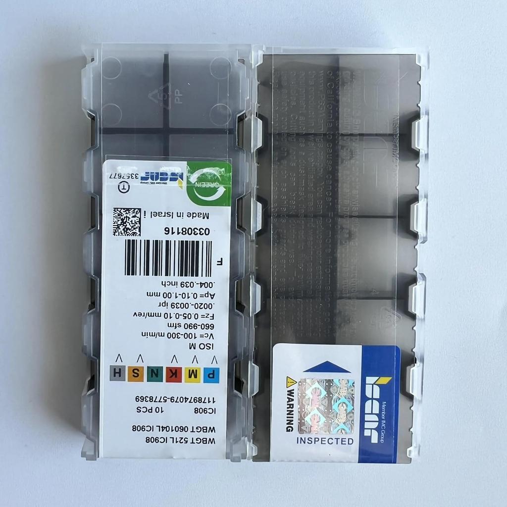 ISCAR / WBGT060104L IC908 /Original blade Carbide CNC Blade 10 PCS
