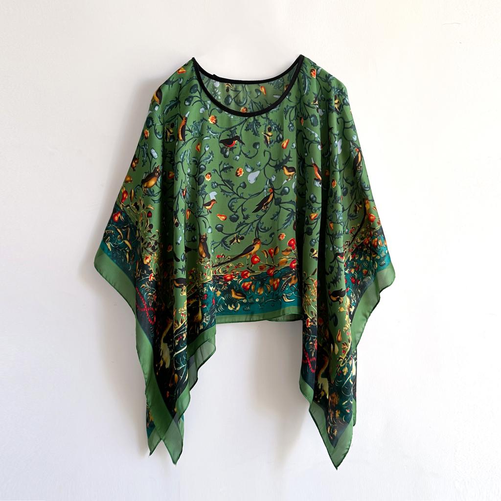  Shawls Summer Beach Sexy Women Fashion Print Chiffon Smock Bikini Cover Up Loose Blouse Sunscreen Comfortable Poncho Hot