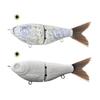 12cm Fishing Bait Tackle Unpainted Fishing Lures for Freshwater And Saltwater Multi Jointed Swimbaits Fishing Lures for Crappie