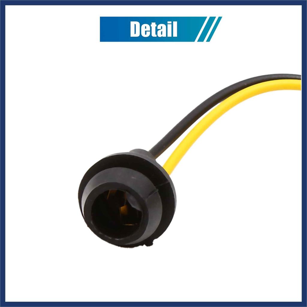 ARISELIFT Motorcycle Light Socket Connector Extension Wedge Holder Adapter T10