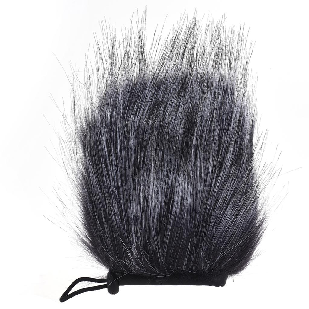 EY M24 Furry Outdoor Microphone Windscreen Artificial Fur Muff Wind Cover 9cm*5cm (L * D) for Rode Stereo VideoMic Pro