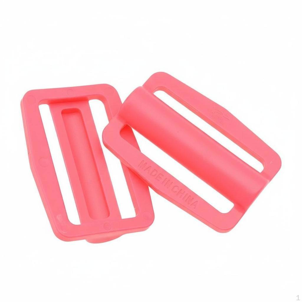 2 Pieces 52mm Strap Keeper Secure Hold Quick Adjust Slide Buckle