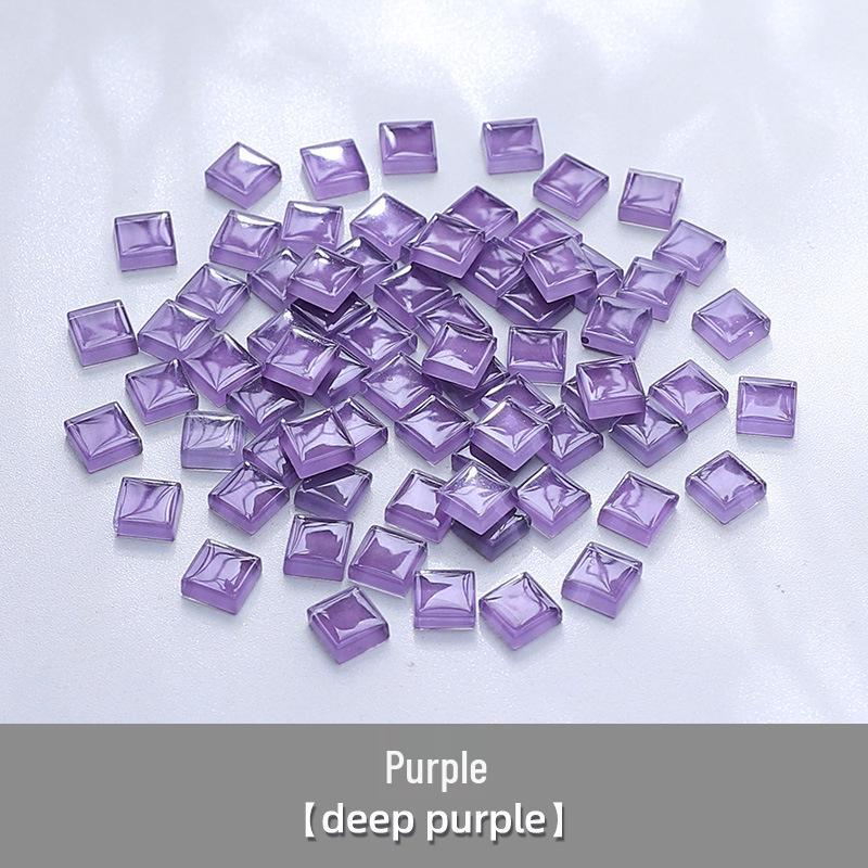 1cm Crystal Glass Colored Stones Mosaic DIY Kit for Kids