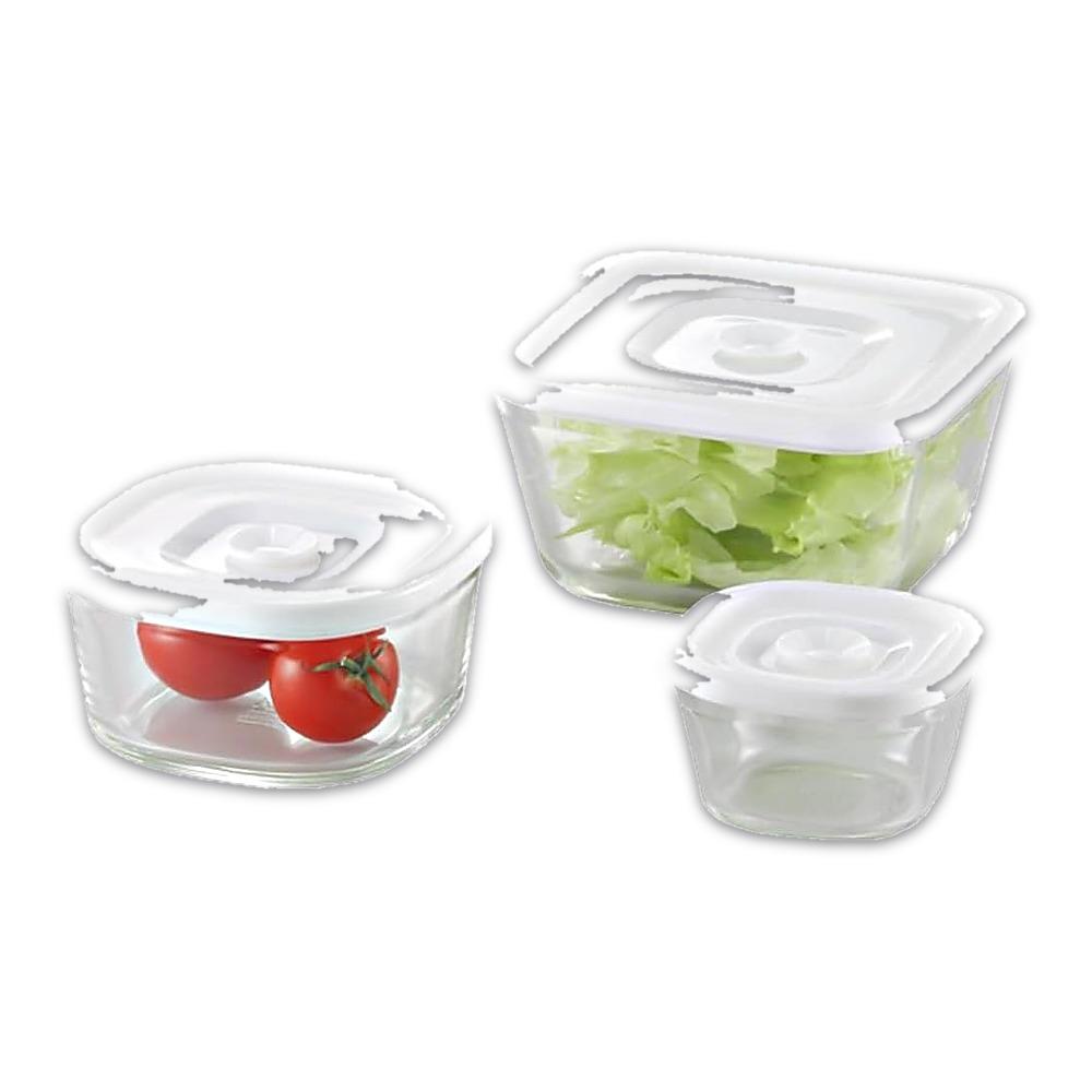 iwaki Pack & Range Square Glass Food Storage Containers Heat Resistant Microwave Safe PS-PRN-11W