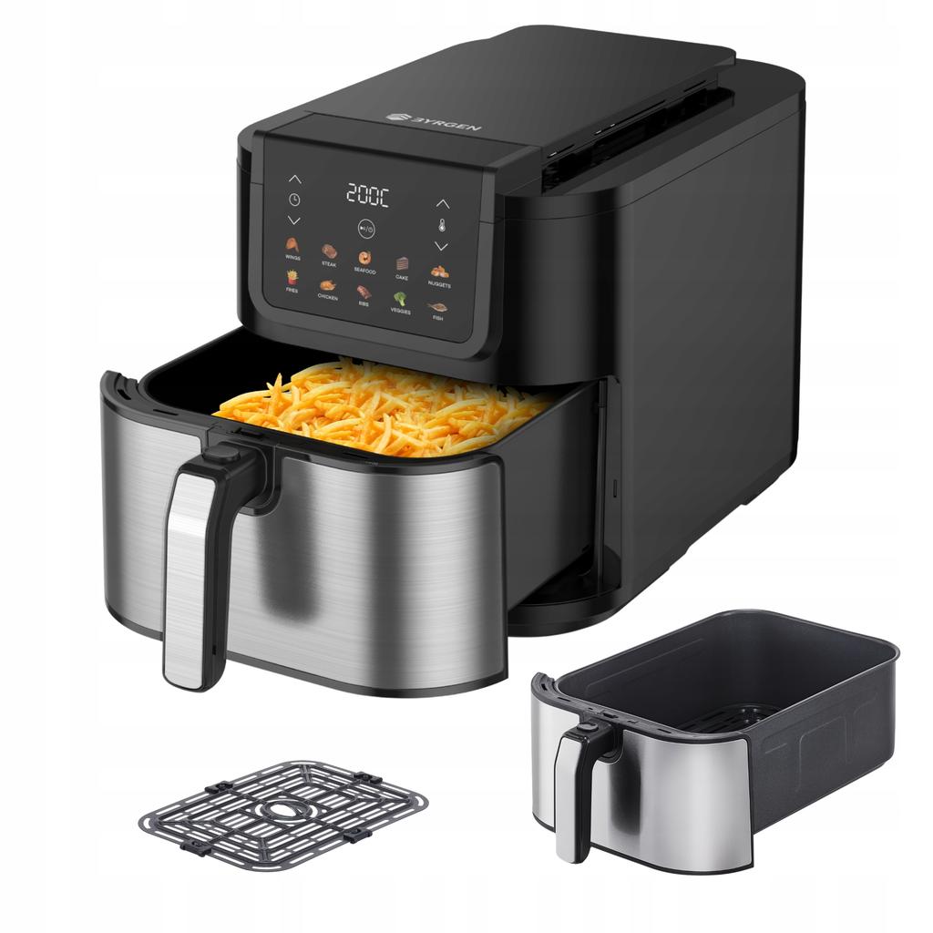 8L Air Fryer BYRGEN Large Bowl
