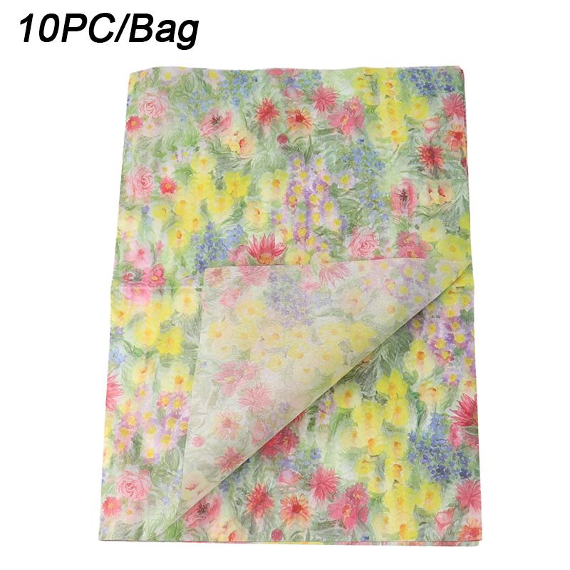 10 Stück Buntes Packpapier Valentinstag Halbtransparentes Dünnes Papier Geschenkbeutel Füllmaterial 50x35cm