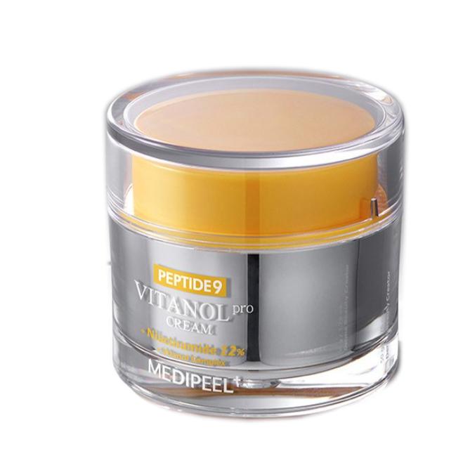 MEDI-PEEL Peptide 9 Vitanol Cream Pro 50g – Advanced Anti-Aging Cream with 9 Peptides & 12% Niacinamide