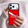 Dive Scuba Diver Shark Diving Flag Soft Phone Case For Apple iPhone 17 Air 16E 15 14 Plus 13 12 11 Pro Max Mini Funda Cover