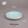 Creative Solid Color Melamine Plate – Faux Porcelain Round Tableware for Home or Hotel Use