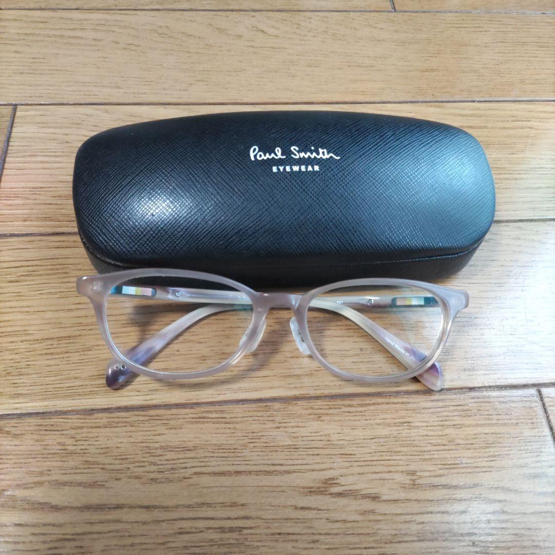 Used Paul Smith clear oval glasses with case