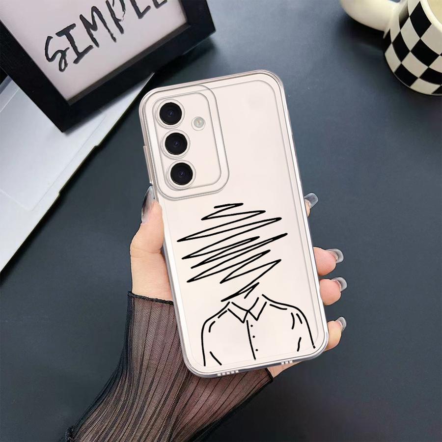 Bad Mood Case for Samsung Galaxy A57 A56 A14 A16 A34 A35 A36 A37 A25 A51 A52 A55 A52 A17 A54 A15 A26 A24 Phone Cover A23 A13 A31