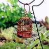 Realistic Bird Cage Miniatures Educational Toy Lovely Birdcage Miniatures Cute Birdcage Room Office Cab Decors