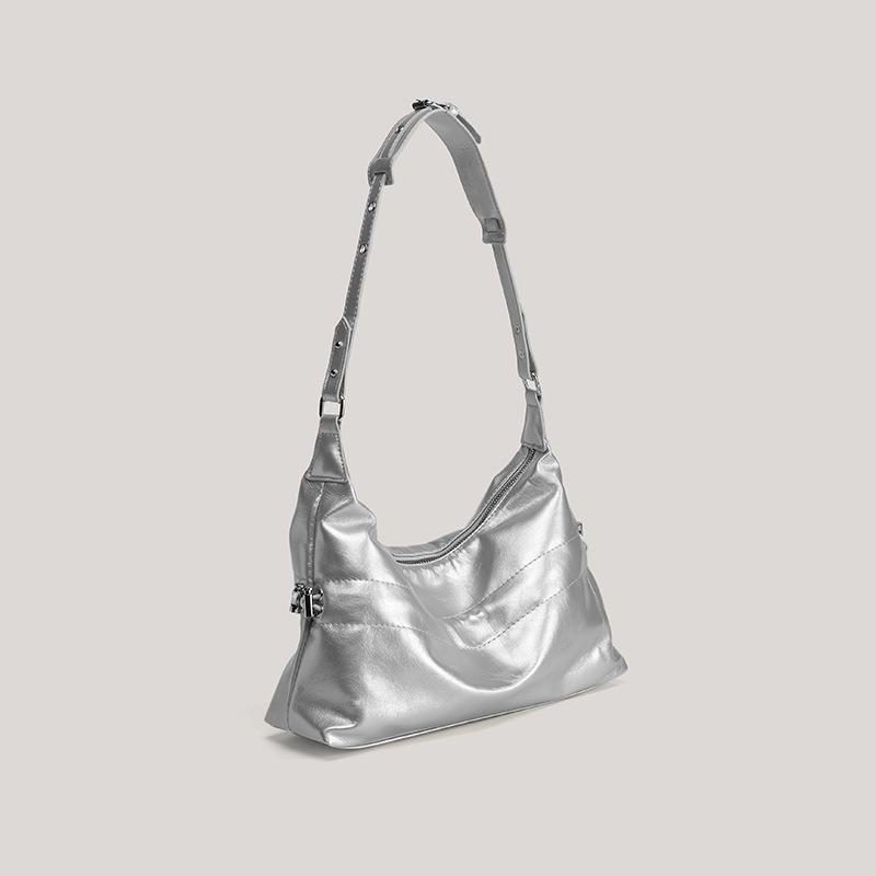 Niche Design Commuting Outgoing Daily Shopping Tote Bag 2025 Autumn Large Capacity Underarm Single Shoulder Crossbody Bag