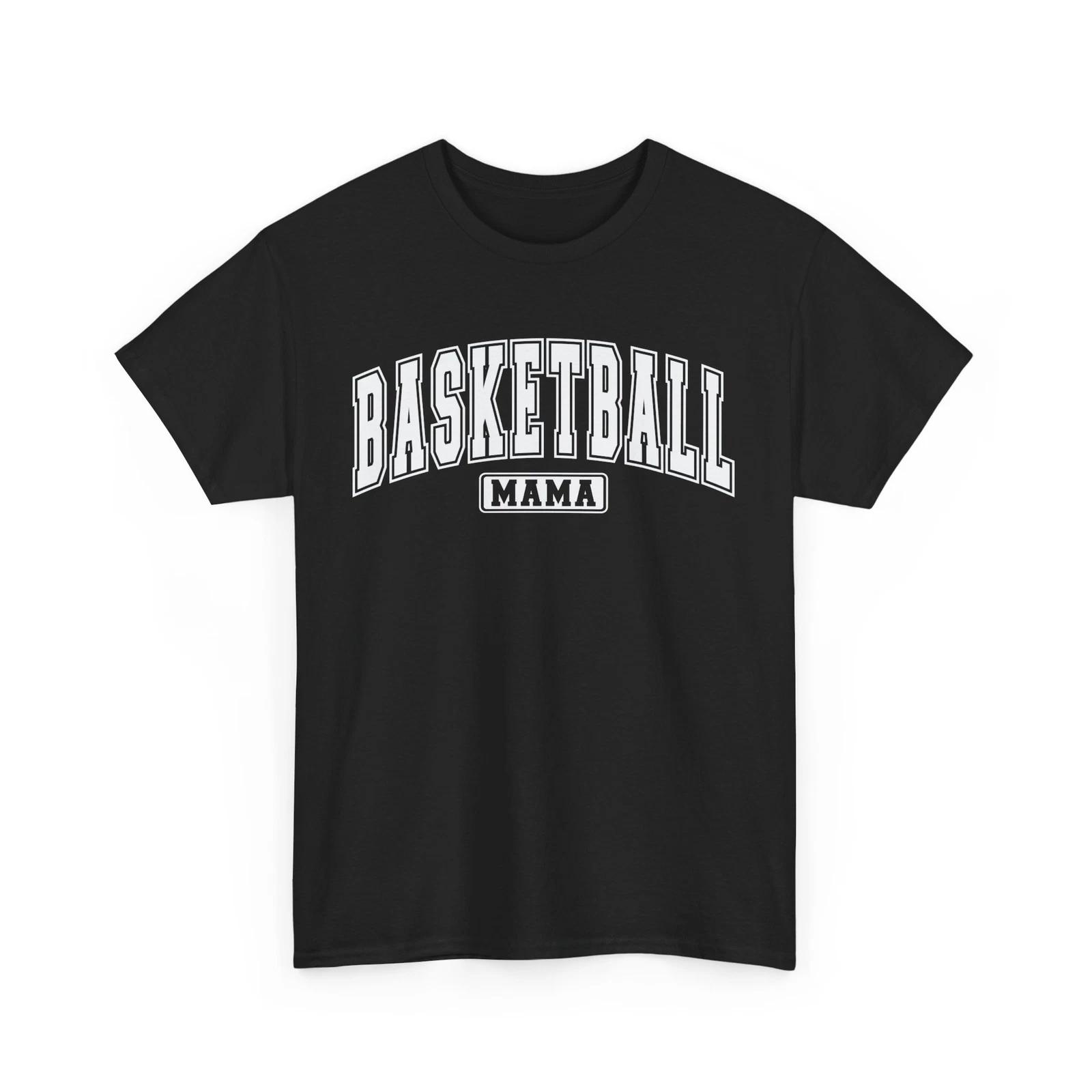 Basketball Mama Athletic T-Shirt | Hoops Fan Graphic Tee | Sports Look XL