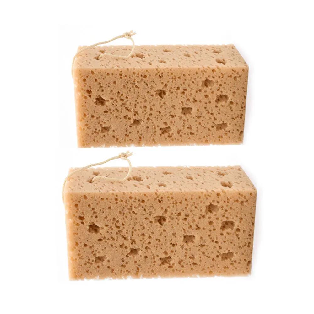 Bloc de burete gros galben pentru mașini, consumabile pentru mașini, unelte de spălare auto, burete absorbant pentru spălătorie auto, foarte mare, pentru curățare fagure coral