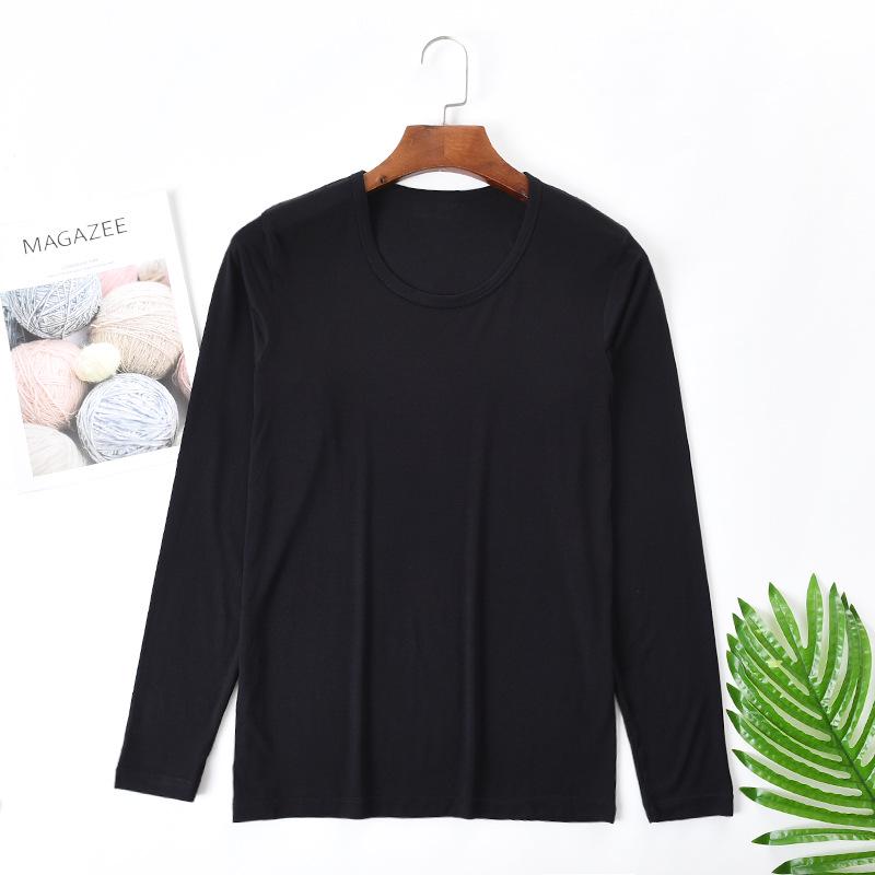 Men s Modal Cotton Wool Long Sleeve Thermal Top Modal XXL