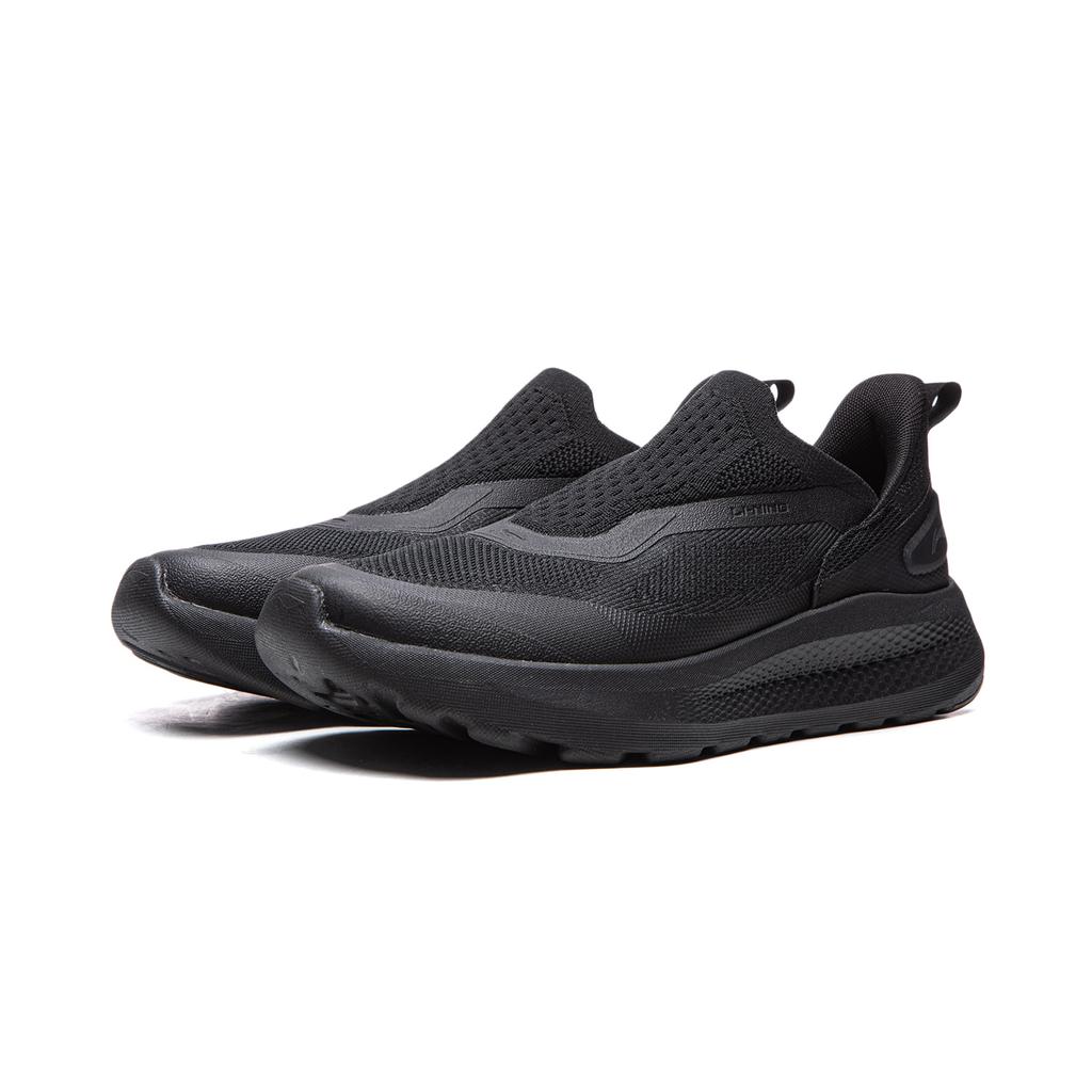 Li Ning Yun Yi Slip-On Soft Rebound Breathable Thick Sole Increased Height Wear-Resistant Shock Absorbing Non-Slip Low-Top Casual Shoes AGLW056-3