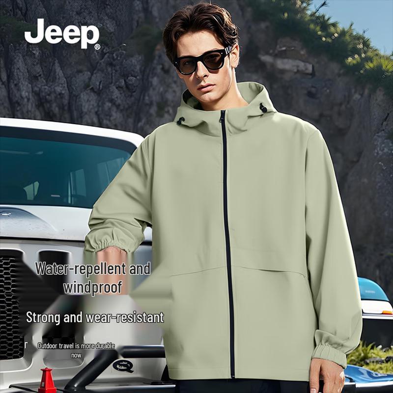 JEEP Men's Outdoor Waterproof Hiking Jacket