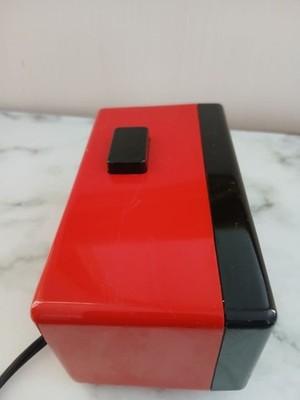 Vintage SEIKO DP690T 70s Red Flip Alarm Clock Retro Japan Tested working