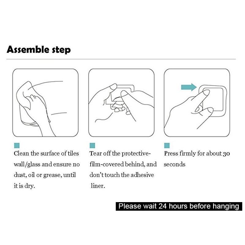 Neu Aufkleber Adhesive Edelstahl Haken Wand Tür Kleidung Mantel Hut Aufhänger